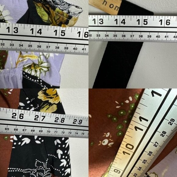 Anthropologie Maeve Floral Maxi Dress Bohemian Patchwork Size XS Petite Boho - Picture 12 of 12